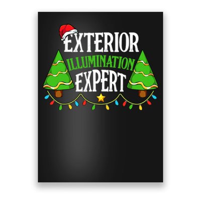 Light Decorator Exterior Illumination Expert Christmas Funny Poster