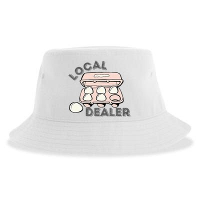 Local Dealer Egg Dealer Funny Eggs   Sustainable Bucket Hat