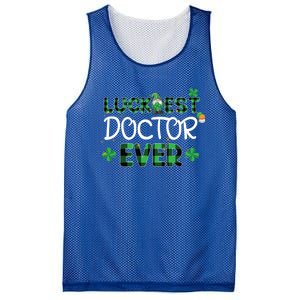 Luckiest Doctor Ever St Patricks Day Doctor Gift Cool Gift Mesh Reversible Basketball Jersey Tank