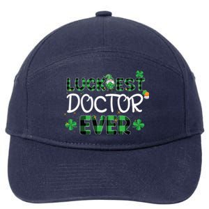 Luckiest Doctor Ever St Patricks Day Doctor Gift Cool Gift 7-Panel Snapback Hat