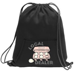 Local Dealer Egg Dealer Funny Eggs  Wo Sweatshirt Cinch Pack Bag