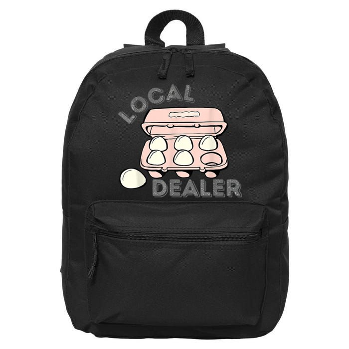 Local Dealer Egg Dealer Funny Eggs  Wo 16 in Basic Backpack