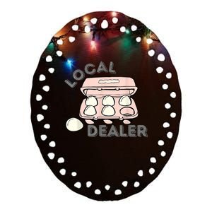 Local Dealer Egg Dealer Funny Eggs  Wo Ceramic Oval Ornament