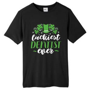 Luckiest Dentist Ever St Patricks Day Gift Cool Gift Tall Fusion ChromaSoft Performance T-Shirt