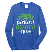 Luckiest Dentist Ever St Patricks Day Gift Cool Gift Long Sleeve Shirt