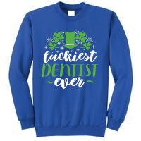 Luckiest Dentist Ever St Patricks Day Gift Cool Gift Sweatshirt