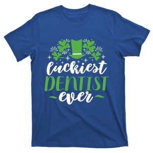 Luckiest Dentist Ever St Patricks Day Gift Cool Gift T-Shirt