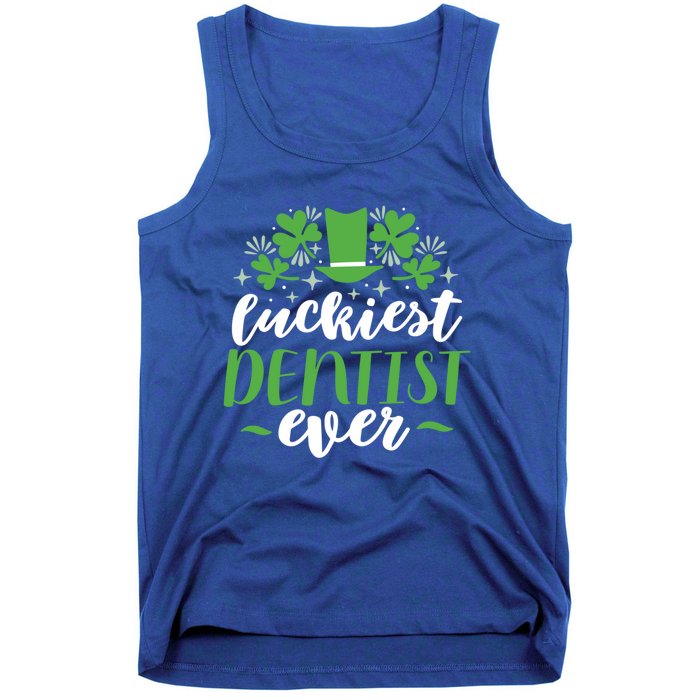 Luckiest Dentist Ever St Patricks Day Gift Cool Gift Tank Top