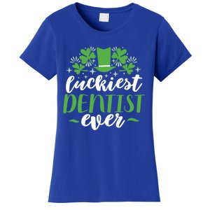 Luckiest Dentist Ever St Patricks Day Gift Cool Gift Women's T-Shirt