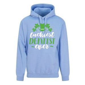 Luckiest Dentist Ever St Patricks Day Gift Cool Gift Unisex Surf Hoodie