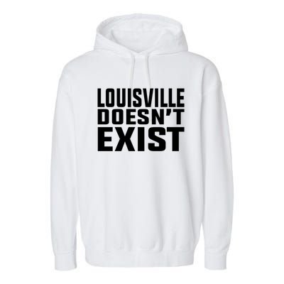 Louisville Doesn’T Exist Garment-Dyed Fleece Hoodie