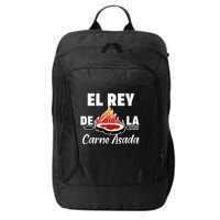 Latino Dad El Rey De La Carne Asada City Backpack