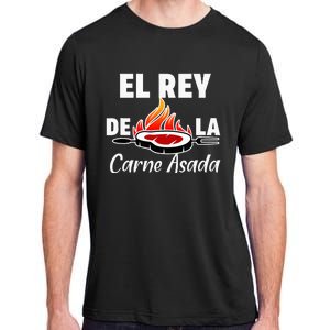 Latino Dad El Rey De La Carne Asada Adult ChromaSoft Performance T-Shirt