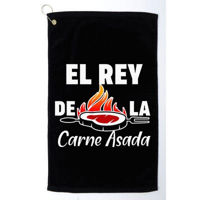 Latino Dad El Rey De La Carne Asada Golf Towel