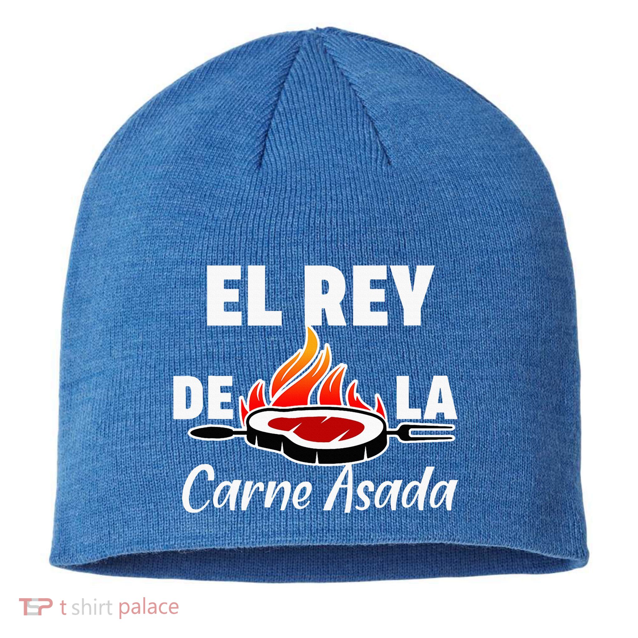 Latino Dad El Rey De La Carne Asada Sustainable Beanie