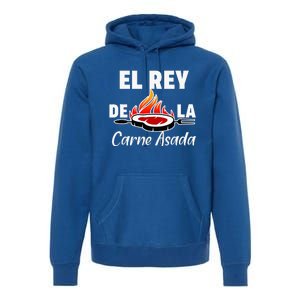 Latino Dad El Rey De La Carne Asada Premium Hoodie