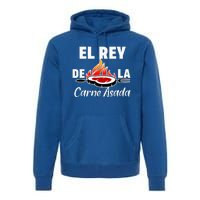 Latino Dad El Rey De La Carne Asada Premium Hoodie