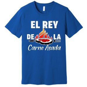 Latino Dad El Rey De La Carne Asada Premium T-Shirt