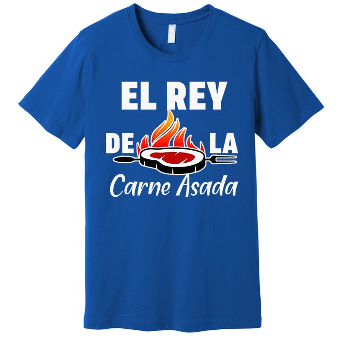 Latino Dad El Rey De La Carne Asada Premium T-Shirt