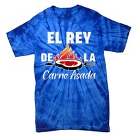 Latino Dad El Rey De La Carne Asada Tie-Dye T-Shirt