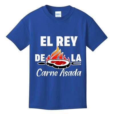 Latino Dad El Rey De La Carne Asada Kids T-Shirt