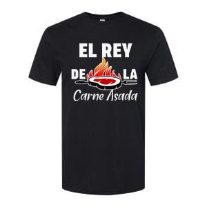 Latino Dad El Rey De La Carne Asada Softstyle CVC T-Shirt