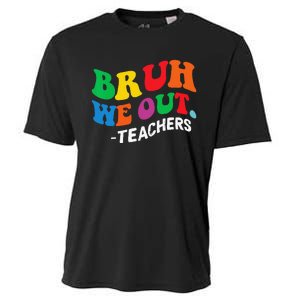 Last Day End Of School Year Summer Bruh We Out Teachers Cooling Performance Crew T-Shirt