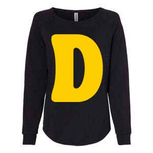 Letter D Funny Chipmunk Group Matching Halloween Costume Womens California Wash Sweatshirt