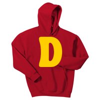 Letter D Funny Chipmunk Group Matching Halloween Costume Kids Hoodie