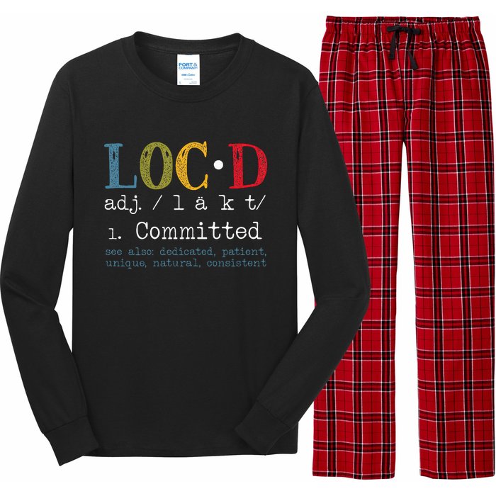 Locd Definition For A Loc Lifestyle Dreadlocs Long Sleeve Pajama Set