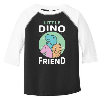 Little Dino Friend I Dinosaur Trex Dinosaurrus Toddler Fine Jersey T-Shirt