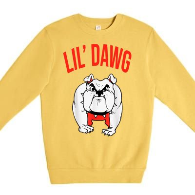 Lil' Dawg Football Fan Premium Crewneck Sweatshirt