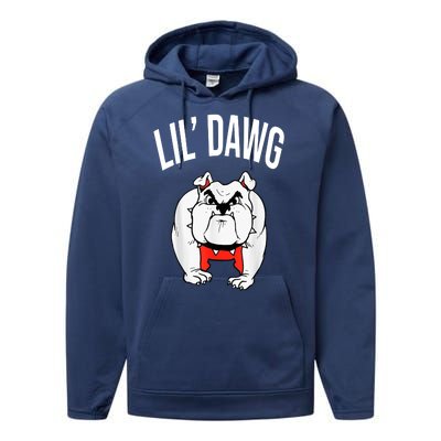 Lil' Dawg Football Fan Performance Fleece Hoodie