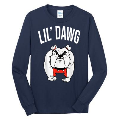 Lil' Dawg Football Fan Tall Long Sleeve T-Shirt