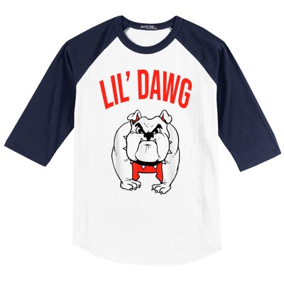 Lil' Dawg Football Fan Baseball Sleeve Shirt