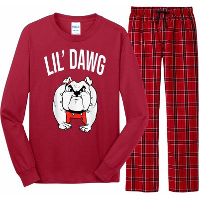 Lil' Dawg Football Fan Long Sleeve Pajama Set