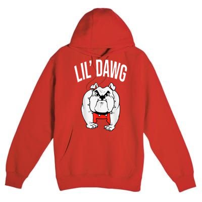 Lil' Dawg Football Fan Premium Pullover Hoodie