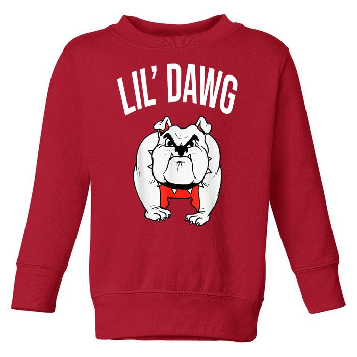 Lil' Dawg Football Fan Toddler Sweatshirt