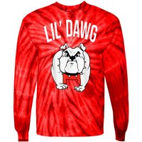 Lil' Dawg Football Fan Tie-Dye Long Sleeve Shirt