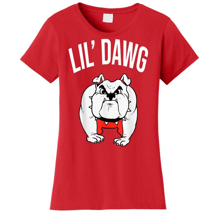 Lil' Dawg Football Fan Women's T-Shirt