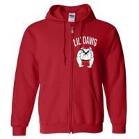 Lil' Dawg Football Fan Full Zip Hoodie