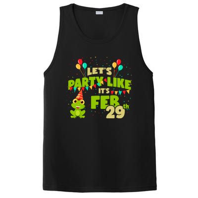 Leap Day February 29th Frog Birthday Party Cute Year Gift PosiCharge Competitor Tank