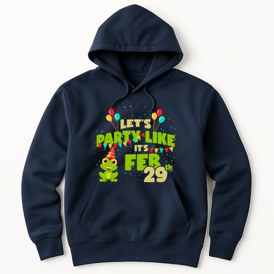 Leap Day February 29th Frog Birthday Party Cute Year Gift Hoodie