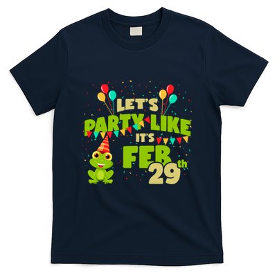 Leap Day February 29th Frog Birthday Party Cute Year Gift T-Shirt