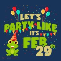 Leap Day February 29th Frog Birthday Party Cute Year Gift Flatbill Hat