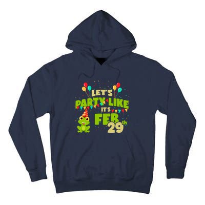 Leap Day February 29th Frog Birthday Party Cute Year Gift Tall Hoodie