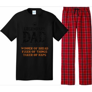 Legendary Dad Funny Father Taker Of Naps Fathers Day Gift Gift Pajama Set