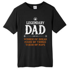 Legendary Dad Funny Father Taker Of Naps Fathers Day Gift Tall Fusion ChromaSoft Performance T-Shirt