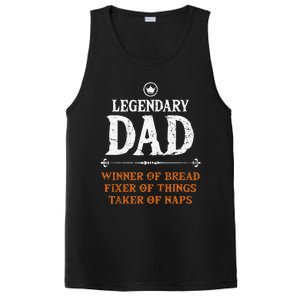 Legendary Dad Funny Father Taker Of Naps Fathers Day Gift PosiCharge Competitor Tank