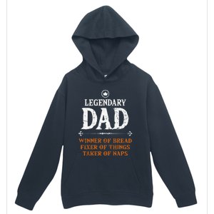 Legendary Dad Funny Father Taker Of Naps Fathers Day Gift Urban Pullover Hoodie